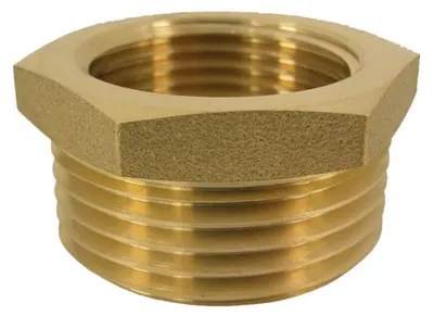Obrázok produktu pre Závitové kovanie mosadzný reduktor 3/4" AG x 1/2" IG