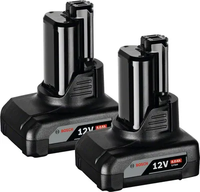Produktbild von Bosch GBA 10.8 V 4.0 Ah, Akku, Lithium-Ion (Li-Ion), 4 Ah, 10,8 V, Bosch, Schwarz