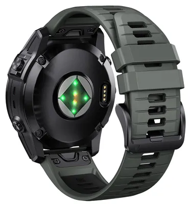 Productafbeelding van 22mm Silicone Vervangband voor Garmin Fenix en Forerunner