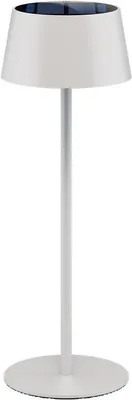Produktbild von Kabellose LED-Tischleuchte Solar, weiß mit Touch-Steuerung, 150 lm, warmweiß (3000 K), stufenlos dimmbar