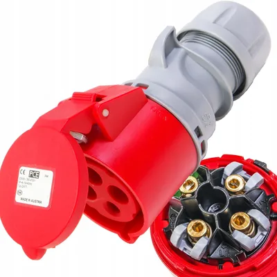 Produktbild von PCE TURBO SHARK 224-6TT Tragbare 400V 32A IP44 Steckdose