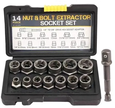 Produktbild von Schraubendrehwerkzeug-Set - 14-teiliges Schraubendrehwerkzeug, Sicherheits-Schubfach, Schraubendrehwerkzeug-Sets