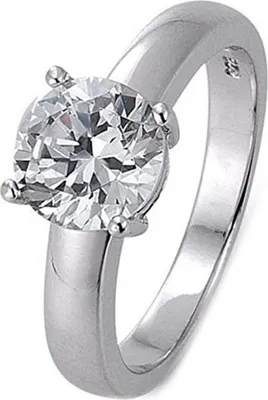 Immagine prodotto di gooiX 943-3149 Anello da donna in argento con zirconi bianchi, misura 56 (17,8 mm)