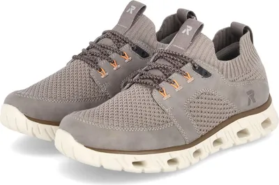 Obrázok produktu pre Rieker pánska športová obuv slip-on taupe textilná syntetika veľkosť: 43