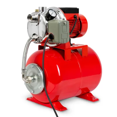 Immagine prodotto di Pompa domestica EBERTH, portata 3600 l/h, pressione di mandata 4 bar, 750 W, pompa con pressostato per funzionamento automatico, prevalenza di aspirazione 9 m, prevalenza di mandata 40 m