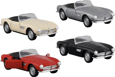Produktbild von Spritzgussfahrzeug mit Rückzugsmotor. Ein Miniaturauto, das