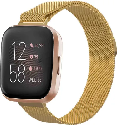 Productafbeelding van imoshion Milanees magnetisch bandje voor de Fitbit Versa 2 / Versa Lite - Goud