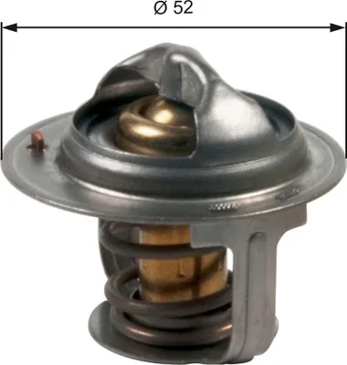 Produktbild von GATES Thermostat Kühlmittel 88°C für SUZUKI SWIFT IV (FZ, NZ) VITARA (LY) Grand Vitara II SUV (JT, TE, TD) SX4 (EY, GY) SX4 S-Cross (JY)