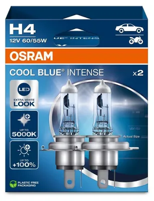 Zdjęcie produktu dla OSRAM COOL BLUE INTENSE NextGen. H4 P43t 12V/60/55W (2er Box)