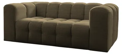 Produktbild von Sofa Baloo, 2-Sitzer, für das Wohnzimmer, Stoff Moly, grün