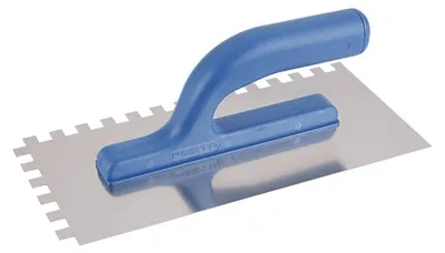 Zdjęcie produktu dla FESTA Kielnia ze stali nierdzewnej 280x130mm ząb e10 31051.01