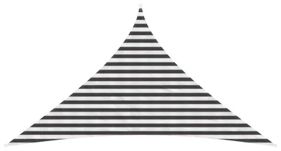 Obrázek produktu pro vidaXL Sluneční plachta, antracitová a bílá, 3 x 3 x 4,2 m, HDPE