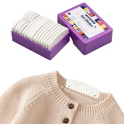 Obrázek produktu pro Sada klipsů na háčkování - Sada 20 uzávěrů na pletení - Klipsy pro háčkování/pletení - Profesionální design - Kompaktní plastová krabička - Ideální pro ruční práce