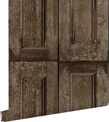 Obrázok produktu pre ESTAhome tapetový panel dvere tmavohnedý 53 cm x 10,05 m