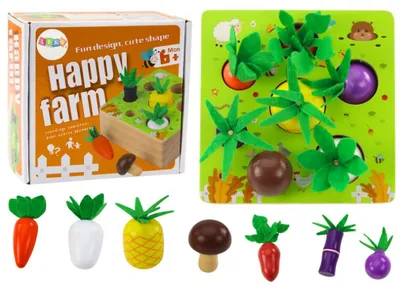 Obrázek produktu pro Dřevěná paměťová hra s mrkví