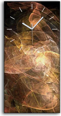 Produktbild von Küchenuhr Bürouhr Leinwand Uhr Geräuschlos 30x60 Dekor Malerei Kunst - weiße Hände