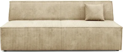 Produktbild von Sofa TESSO mit Schlaffunktion, Schlafsofa, Wohnzimmersofa, Couch, Soffa, Bettsofa, Kordstoff – Beige TILIA 11