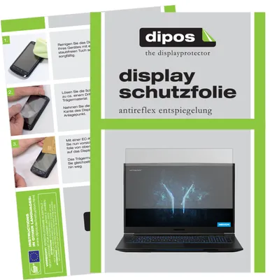 Produktbild von 2x Schutzfolie für Medion Erazer X17803 matt Displayschutzfolie Folie Display Schutz dipos