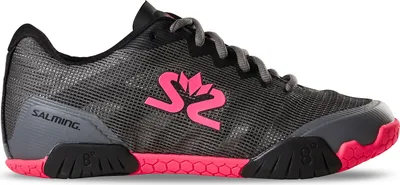 Produktbild von Salming Hawk Indoor Handballschuhe Hallenschuhe grau/schwarz/pink 1239086-0251, Schuhgröße:36 2/3 EU