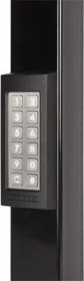 Produktbild von Locinox SLIMSTONE-X-9005 Zugangstastatur, wasserdicht IP68, Schwarz