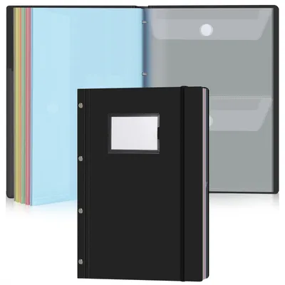 Image de Classeur de présentation A4, 12 compartiments, format A4, classeur avec étiquettes