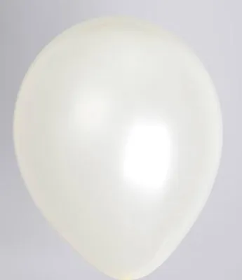 Obrázok produktu pre Balóniky č. 12 perleťová slonová kosť - 100 kusov latexových párty dekorácií