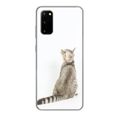 Produktbild von MuchoWow® Handyhülle Schutzhülle Hülle für Samsung Galaxy S20 Katze - Haustiere - Fell Silikon Softcase Handy Hülle - Bild