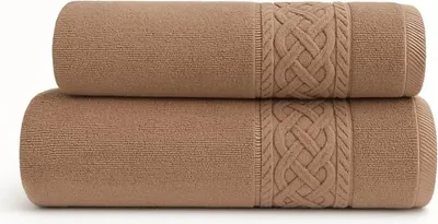 Immagine prodotto di Asciugamano, asciugamano in cotone, elegante, Sydney 70x140 marrone