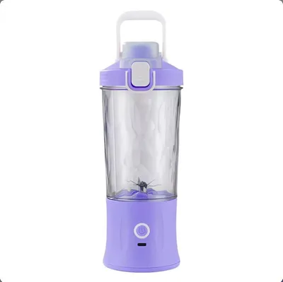 Immagine prodotto di Verk 07296 Bottiglia con frullatore Smoothie LED RGB, 600 ml viola