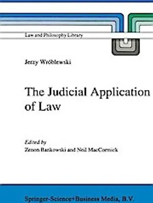 Obrázok produktu pre The Judicial Application of Law
