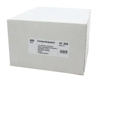 Productafbeelding van sigel 91300 DIN-Computerpapier endlos, 240 mm x 12" (30,48 cm)
