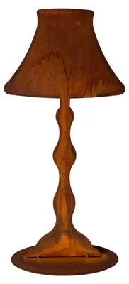 Produktbild von Edelrost Gartendeko Lampensilhouette, 60 cm Höhe, 27 cm Breite, Rostoptik Dekofigur Gartendekortation Tischdeko rostige Garten Dekoration
