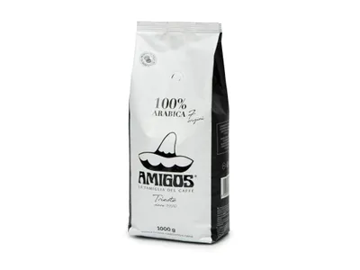 Image de Amigos Caffé 7 Origini, café en grains 100 % arabica, 1 kg