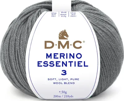 Produktbild von DMC Merino Essentiel-3 – Garn aus 50 % Wolle und 50 %.Polyacryl 991