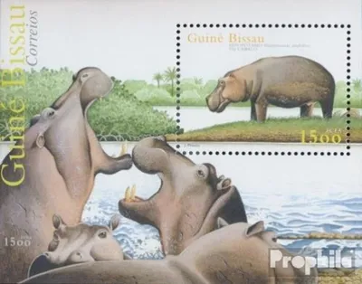 Produktbild von Briefmarken Guinea-Bissau 2001 Mi Block376 (kompl.Ausg.) postfrisch Flusspferd