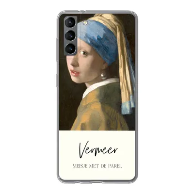 Produktbild von MuchoWow® Handyhülle Schutzhülle Hülle für Samsung Galaxy S21 Plus Das Mädchen mit dem Perlenohrring - Vermeer Silikon Softcase Handy Hülle - Handy-Tasche