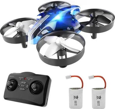 Obrázok produktu pre Malý kvadrokoptérový dron s diaľkovým ovládaním – modrý