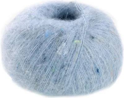 Produktbild von Lana Grossa - Natural Superkid Tweed 0618 hellblau