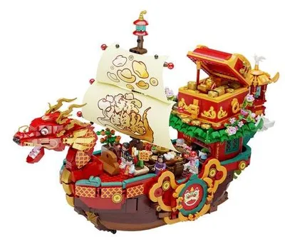 Immagine prodotto di Pantasy Kit di costruzione - Fortune Dragon Ship 52x36cm