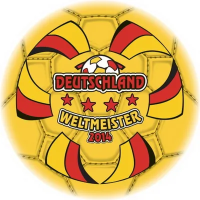 Produktbild von Fußball Weltmeister 2014 9'', 2Stück