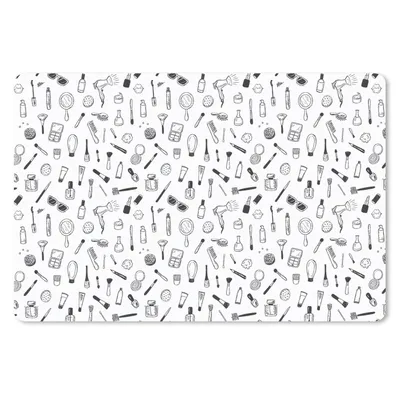 Produktbild von MuchoWow® Mauspad Mousepad Kosmetika - Muster - Make-up 27x18 cm - Mousepads - Maus Mat - Pad - Mausunterlage - Büroartikel - Desk Matten