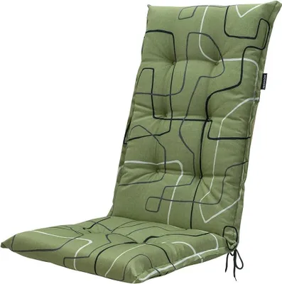 Produktbild von Madison Tuinstoelkussen hohe Rückenlehne 50x123 cm Joah in Salbeigrün, wetterfest und pflegeleicht