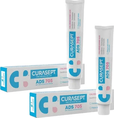 Produktbild von 2x 75 ml Curasept  ADS 705 mit 0,05% Chlorhexidin