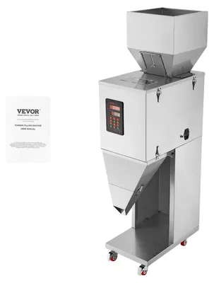 Immagine prodotto di Riempitrice di particelle VEVOR, 0,044-6,6 lbs/20-3000 g, riempitrice automatica a pedale, riempitrice di pesatura in acciaio inox, riempitrice di pesatura per fagioli, semi, cereali, tè, confezionamento di granulato
