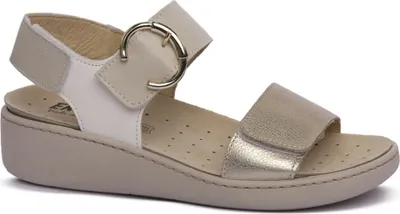 Produktbild von Damen Riemchensandalen mit verstellbaren Schnallen in Beige für den Sommer