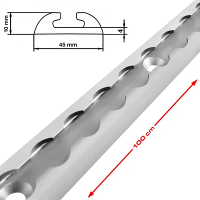 Produktbild von Airline Schiene, halbrund Standard, 100 cm