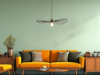 Produktbild von Reality Chapeau Pendelleuchte E27  ⌀60cm Schwarz Matt