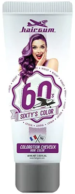 Produktbild von Haarkaugummis Sixtys Farbe Haarfarbe Violett