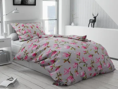 Obrázek produktu pro Bavlněné povlečení DANAR šedé 70x90 + 140x200