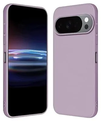 Zdjęcie produktu dla Etui na google pixel 10 silikonowe tpu fioletowe ochronne miękkie